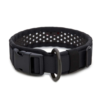 SOFTY Halsband | Länge: 50-56cm | Breite: 4,3cm | Farbe: schwarz/schwarz